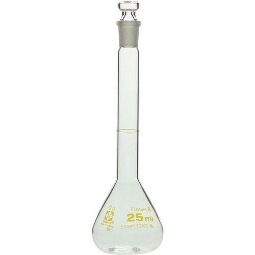 ＳＩＢＡＴＡ　メスフラスコ　カスタムＡ　２５ｍＬ＿