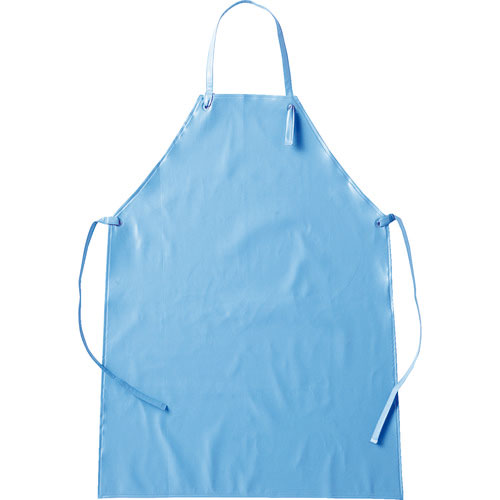 トワロン　エプロン　耐油ウレタンエプロン　ブルー＿