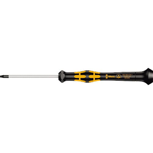 Ｗｅｒａ　精密ドライバー　１５６８　ＥＳＤ静電対策　ＨＦトルクスマイクロドライバー　刃先Ｔ７　軸長６＿