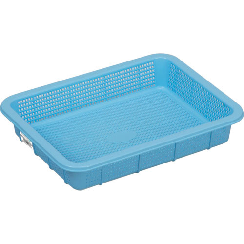 ＴＯＮＢＯ　アシスト抗菌角ざる浅３ブルー＿