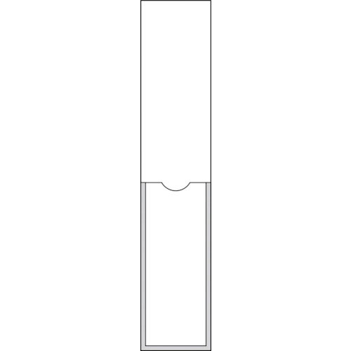 緑十字　責任者氏名標識　白無地タイプ　名１２０　１５０×３０ｍｍ　名札差込式　エンビ＿