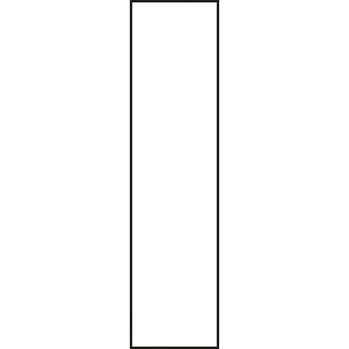 緑十字　責任者氏名標識用白無地札　名４００－Ｚ　１２０×３０ｍｍ　１０枚組　アクリル＿