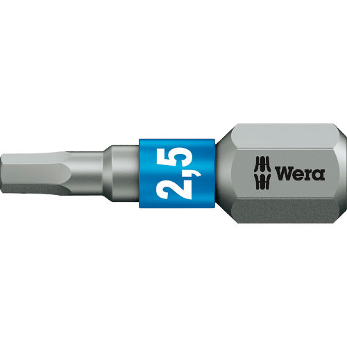 Ｗｅｒａ　８４０／１　ＢＴＺ　ヘックスプラスビット　２．５　ｘ　２５　ｍｍ＿