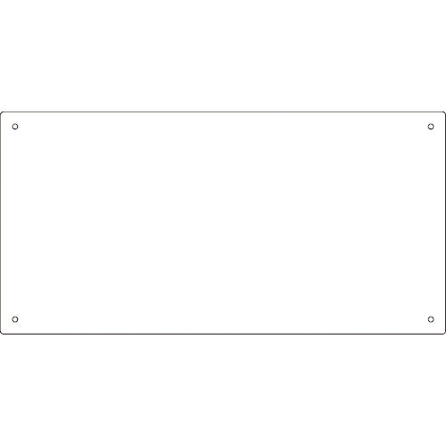 緑十字　スチール無地板　白　スチール－１７（白）　３００×６００×０．５ｍｍ　普通山型＿