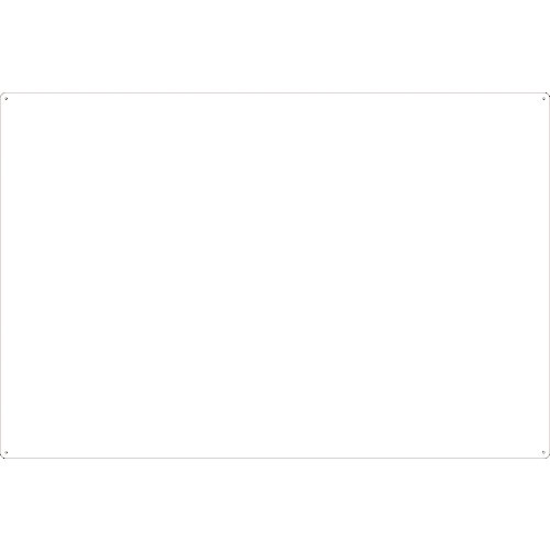 緑十字　スチール無地板　白　スチール－２１（白）　９００×６００×０．８ｍｍ　平板＿