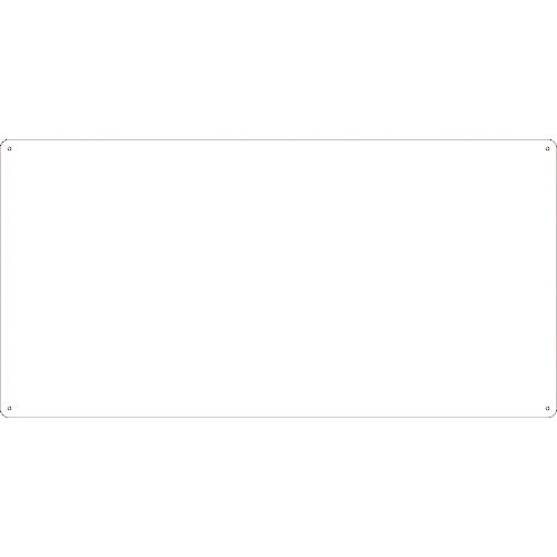 緑十字　スチール無地板　白　スチール－２３（白）　６００×３００×０．８ｍｍ　平板＿