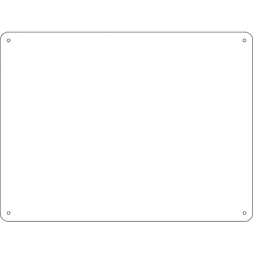 緑十字　スチール無地板　白　スチール－３５（白）　３００×２２５×０．５ｍｍ　普通山型＿