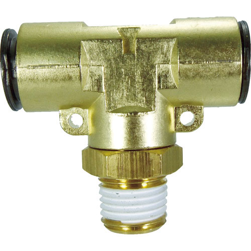 チヨダ　チューブ継手　フジメイルブランチティ（金属）　１０ｍｍ・Ｒ１／４＿