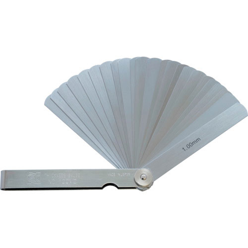 ＳＫ　スキマゲージ　シクネスゲージ　１００ｍｍ　２５枚　厚さ０．０３～１．００ｍｍ＿