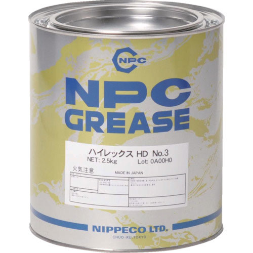 ニッペコ　自動車ホイールベアリング用　ハイレックスＨＤ　Ｎｏ．３　２．５ｋｇ＿