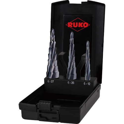 ＲＵＫＯ　スパイラルステップドリル　３本セット　ハイス　ルナテックコーティング＿