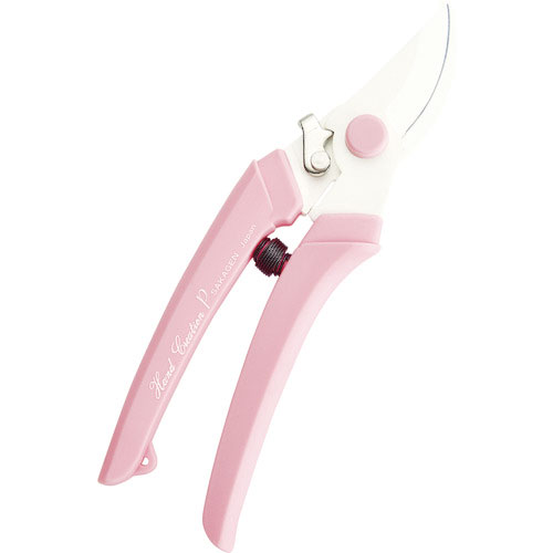 坂源　剪定ハサミ　ハンドクリエーションＰ－１８０　ピンク＿
