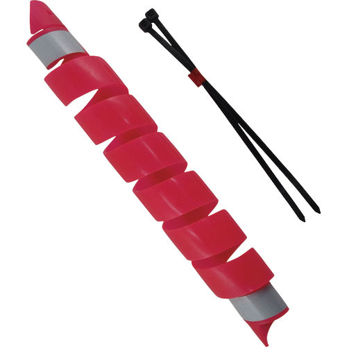 ダイドーハント　蛍光安全スパイラル（蛍光安全標識）　ピンク　１本入り＿