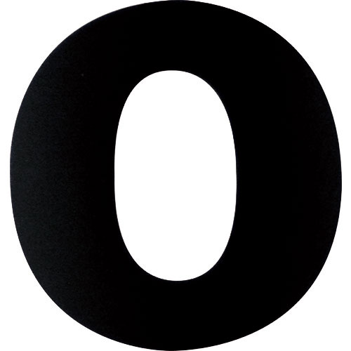 ダイドーハント　マグネット切り文字　ブラック　０＿