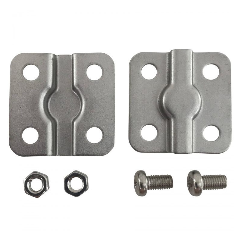 ダイドーハント　ステンレス　フェンス金具　３５　ｘ　３５ｍｍ　［Ｍ５なべ小ねじ・Ｍ５六角ナット付］　＿