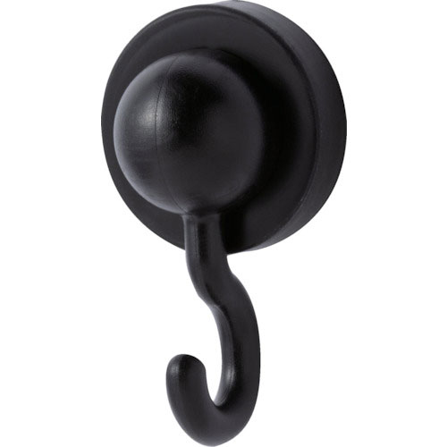 マグエバー　シリコンマグネット　ｊフック　ブラック　強力マグネットフック　ネオジム磁石＿