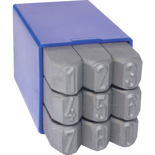 グラブレム　逆数字刻印セット　スタンダード　０～９　１．５ｍｍ＿