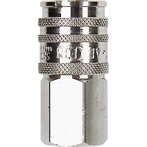 セイン　スナップ・チェック／３５８　ワンタッチ検圧カップリング　バルブ無し　Ｇ１／４　メネジ＿