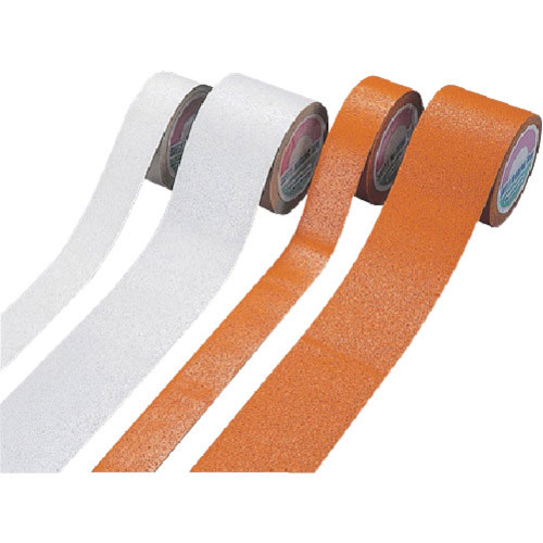 緑十字　屋外用ラインテープ（反射）　黄　ＲＨＹ－１０　１００ｍｍ幅×５ｍ　合成ゴム＿