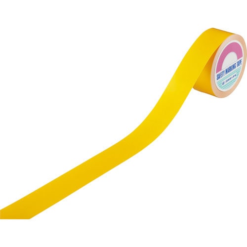 緑十字　ビバスーパーラインテープ　黄　ＢＳＬＴ５０２－Ｙ　５０ｍｍ幅×２０ｍ　ＰＥＴ　屋内用＿