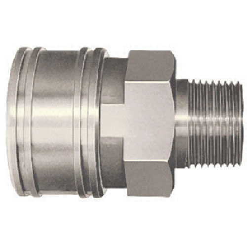 日東　ＴＳＰカプラ　鋼鉄製　ニトリルゴムＳＧ（ＮＢＲ）（めねじ取付用ソケット）　相手側Ｒｃ１　１／４＿