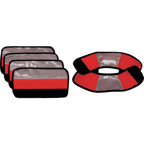 グリーンクロス　ハーネス用反射パッド（ＸＷ）Ｘ型　ホワイト＿