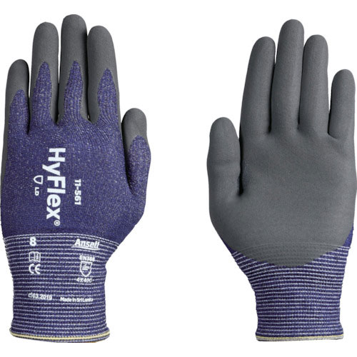 アンセル　耐切創手袋　ハイフレックス　１１－５６１　Ｌサイズ＿