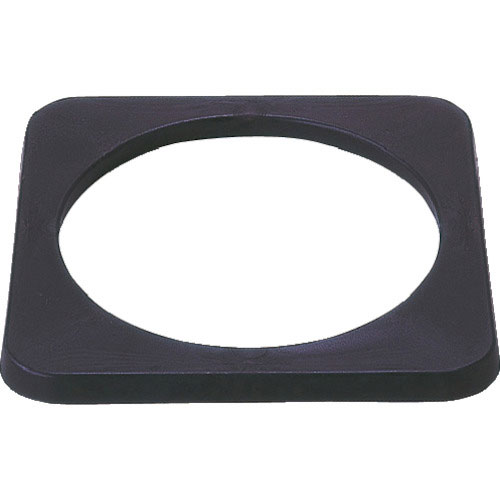 緑十字　カラーコーン用ウエイト（コーンベッド）　重量２ｋｇ　ＲＣ－Ａ　３６５ｍｍ角　ゴム製＿