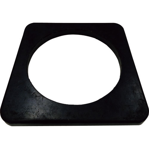 緑十字　伸縮式三角コーン用ウエイト　伸縮コーン－Ａ（小）　高さ４１０ｍｍタイプ専用　２４５角　ゴム製＿