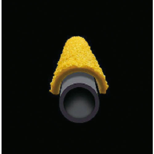 セーフガード　はしご用滑り止めカバー　Ф２０×４０５ｍｍ　ラウンド型　黄＿