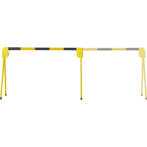 緑十字　プラバー（簡易バリケード）　黄／黒　プラバーＴＲ（スライドタイプ）　高さ０．７×幅１～２ｍ（＿