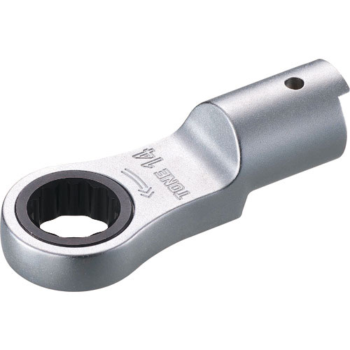 ＴＯＮＥ　トルクレンチ用交換ヘッド　差替式トルクレンチ用ラチェットめがねヘッド　全長６９．５ｍｍ＿
