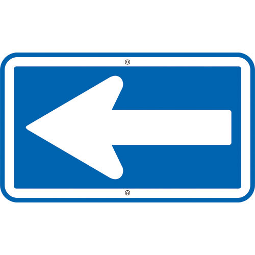 緑十字　道路標識・構内用　一方通行　道路３２６　３５０×６００ｍｍ　スチール＿