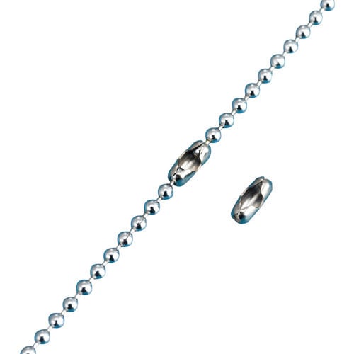 緑十字　ボールチェーン用コネクター　金具０３　２．５ｍｍΦ用　１００個組　真ちゅう製＿