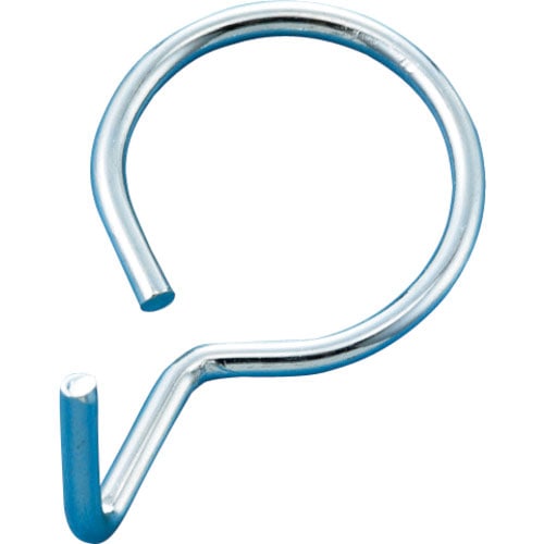 緑十字　パイプ用フック　金具１１　１９ｍｍΦ用　内径２１ｍｍΦ　１０個組　スチール製＿