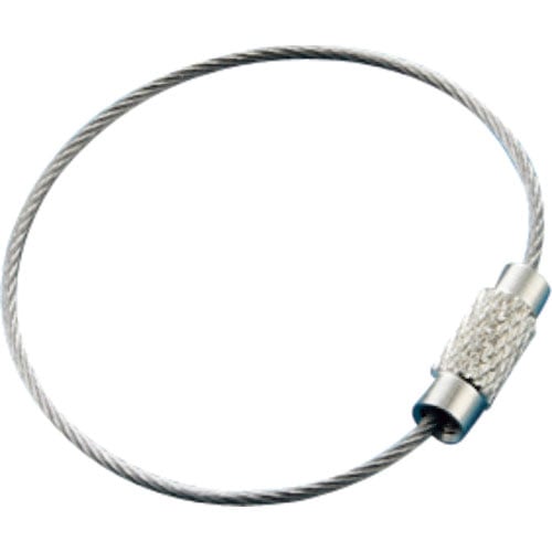 緑十字　ワイヤリング（キーワイヤ）　金具２７　１．０Φ×１２０ｍｍ　１０本組　ステンレス製＿