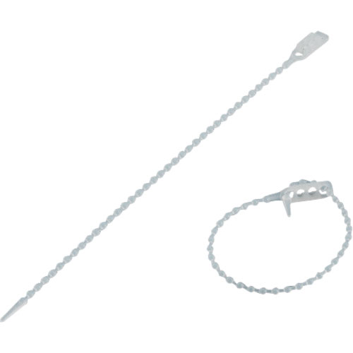 緑十字　結束バンド（ボールタイ）　金具３８　２ｍｍΦ×１３５ｍｍ　１００個組　ポリエチレン＿