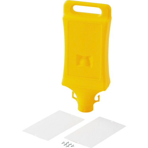 緑十字　チェーンスタンド用サインヘッド　ＣＨＳ－ＨＤ　４３５×１８０×８０　無地プレート２枚付＿