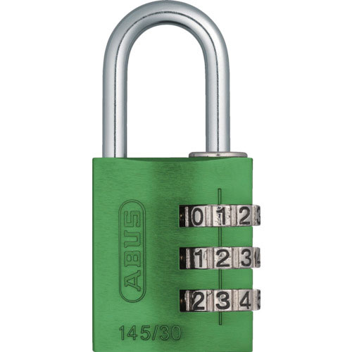 ＡＢＵＳ　ナンバー可変式南京錠　１４５－３０　グリーン＿