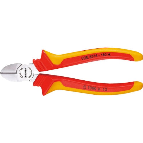 ＧＥＤＯＲＥ　絶縁ニッパ　ＶＤＥ８３１４Ｈ　１６０ｍｍ＿