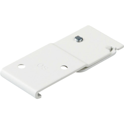 岡田　カーテンレール用オプション　Ｄ４０天井Ｓブラケット　ホワイト＿