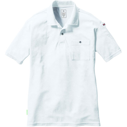 バ－トル　半袖ポロシャツ１６７－２９－Ｍホワイト＿