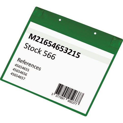 ｔａｒｉｆｏｌｄ　ＰＶＣポケット（マグネットタイプ）Ａ４横型　グリーン＿