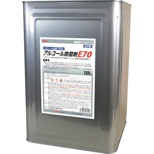 ＫＹＫ　アルコール除菌剤Ｅ７０　１８L_