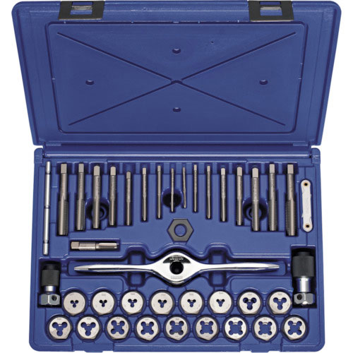 ＩＲＷＩＮ　ねじ山修正工具　ＰＴＳタップダイスセット（ＮＣ、ＮＦ、ＮＰＴ）　４０ｐｃｓ＿
