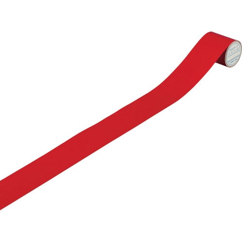 緑十字　配管識別テープ　赤　ＡＨ５０１（小）　５０ｍｍ幅×２ｍ　アルミ＿