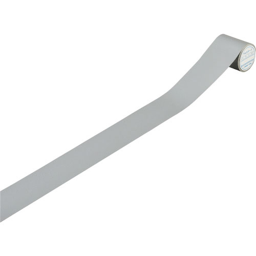 緑十字　配管識別テープ　グレー　ＡＨ５２０（小）　５０ｍｍ幅×２ｍ　アルミ＿