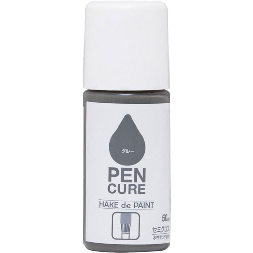 ニッぺ　ペンキュア　ＨＡＫＥ　ｄｅ　ＰＡＩＮＴ　セミグロス　５０ｍｌ　グレー　１９００１３－５０＿