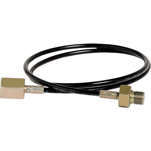 セイン　スナップ・チェック　検圧ホース　両端金具（Ｇ１／４オネジ×Ｇ１／４メネジ）付　２５００ｍｍ＿