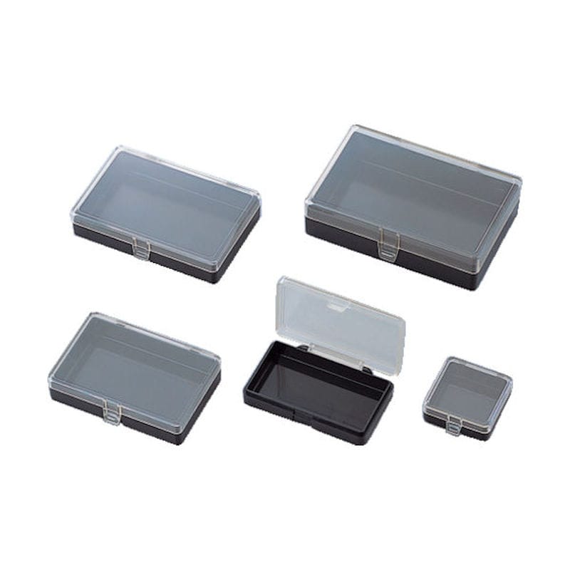 ＡＳ　ヒンジ付角型ケース（導電＋帯電防止）２Ｎ　（５０個入）＿